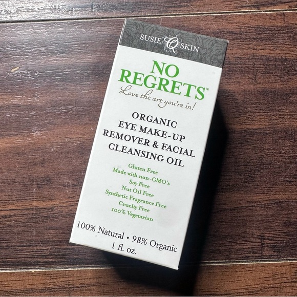 No Regrets Facial Cleansing Oil Organic All Natural Eye Make Up Remover - Picture 4 of 5